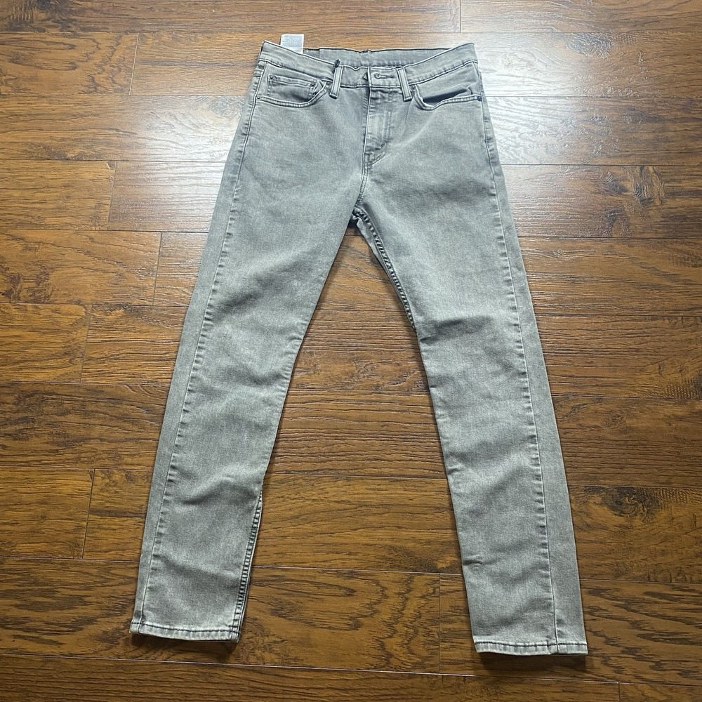 Levis 510 Skinny Fit Grey Wash Denim Jeans Mens 31x30 05510-0723
